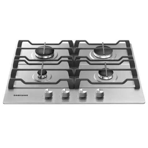 Estufa de empotrar SAMSUNG 60 cms 4 puestos Gas Natural NA64C3020AS/CO Plateado