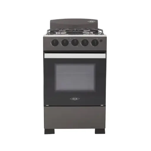 Estufa de Piso HACEB 4 Puestos Con Horno Gas Natural Romero 50-Torre Gris