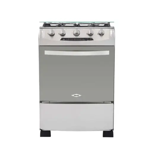 ESTUFA OREGANO 60-VF GN INOX - ESTUFA HACEB 4 PTOS OREGANO 60 VF GAS NATURAL ACERO INOX